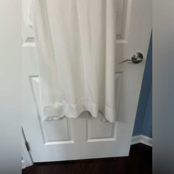 YuLinGe size 14 white colder shoulder swing dress - Picture 7 of 8